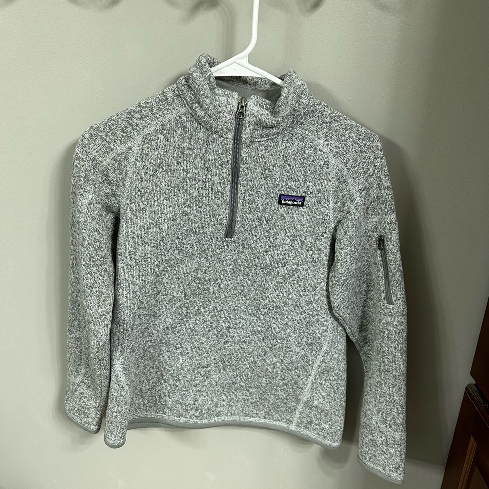 Patagonia kids Better Sweater quarter zip